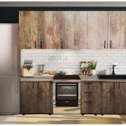 Кухня «Эконом» Кейптаун+белый шелк