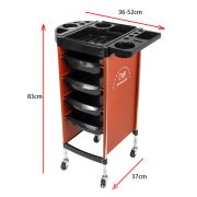 Тележка парикмахерская «Professional» цвет красный