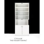 Стеллаж Ind 950х400х2200 Белый Глянец