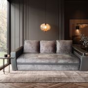 Диван линейный «Korso» велюр кофейный