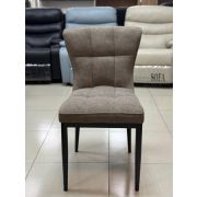 Стул «Peony-2» велюр Коричневый на конусных ножках