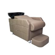 Мойка парикмахерская лежачая «Cheops» бежевая со стразами