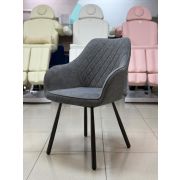 Стул клиента «Макома Lux» велюр темно-серый