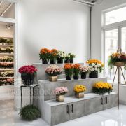 Стеллаж лестница для цветов