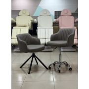 Комплект стульев мастера и клиента «Boston» серый