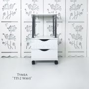 Тележка косметологическая «ТП-2» 750*400*400 с криволинейными ящиками