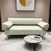 Диван 2-х местный «Лидер-2» экокожа молочный