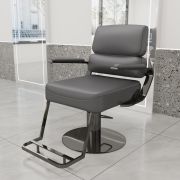 Кресло парикмахерское «Элит» тёмно-серое