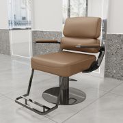 Кресло парикмахерское «Элит» коричневое