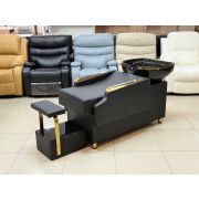 Мойка парикмахерская лежачая «BMW» чёрная