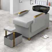 Мойка парикмахерская лежачая «BMW» светло-серая