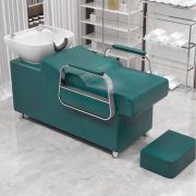 Мойка парикмахерская лежачая «Брайтон Бич» бирюзовая