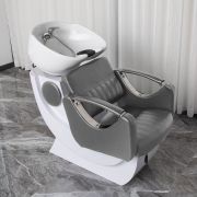 Мойка парикмахерская сидячая «Best» серая