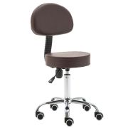 Стул «Evans» со спинкой коричневый