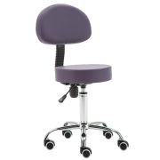 Стул «Evans» со спинкой фиолетовый