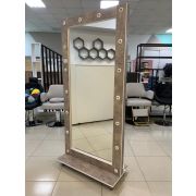 Зеркало гримёрное «Манта 21-740» 840х1740х400 Кайман (16 ламп)