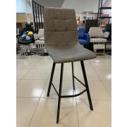 Стул барный Tory серый экокожа на металлических ножках