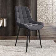 Стул клиента «Stitch» экокожа черный