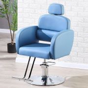 Барбер кресло «Терра» голубое