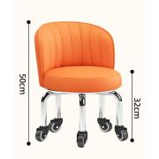 Стул мастера педикюра «Little» экокожа оранжевый