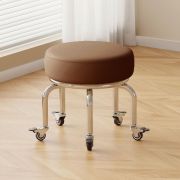 Стул мастера маникюра «Evans» экокожа тёмно-коричневый