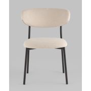 Стул клиента «Айла» молочный на металлических ножках