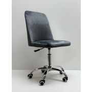 Стул мастера «Modena» велюр тёмно-серый