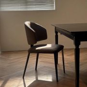 Стул клиента «Сан Мигель» экокожа тёмно-кричневый