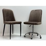 Комплект стульев мастера и клиента «Modena» серый