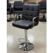 Стул барный «Квадро-3» экокожа чёрный
