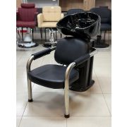 Мойка парикмахерская сидячая «Beetle» чёрная