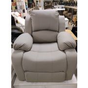 Кресло-реклайнер «Трон» Maxi на моторе Светло-Серый