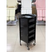 Тележка парикмахерская «Perfo Luxe» черная