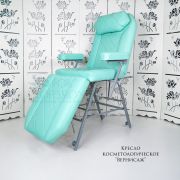 Кресло косметологическое «Вернисаж» мята с регулировкой высоты