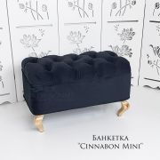 Банкетка «Cinnabon Mini» 450х650х350 с поднимающейся крышкой Чёрный