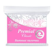 Ватные палочки «Premial Сlassic» (пакет с замком) 100 штук