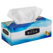 Салфетки в коробке «Elleair» Lotion Tissue + Water 2-слойные (180 шт.)