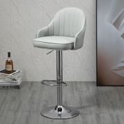 Каркас стула «Макома» кожзам светло-серый (металлический каркас)