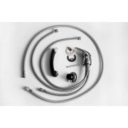 Набор сантехники для мойки (смеситель, лейка, гофра)