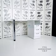 Стол-книжка «СМ-3» 750х1100х550 Белый Глянец