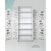 Стеллаж 6 полок 1850х800х400 Белый