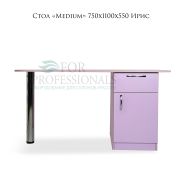 Стол «Medium» 1100х550х750 Ирис правосторонний