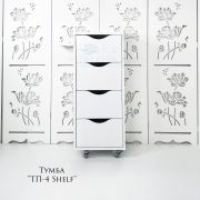 Тумба «ТП-4 Shelf» 850*350*350 белый глянец