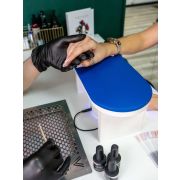 Подставка для маникюра синяя