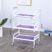 Тележка стеклянная «Glass» стекло Фиолетовый