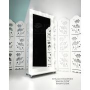Зеркало гримёрное «Манта 21-740» Белый Шёлк (16 ламп)