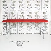 Кушетка «Health» 180х60 массажная Красная